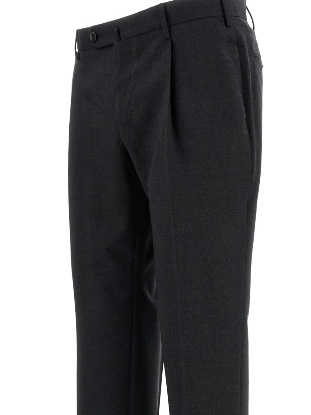 Front-Pleats Tailored Trousers
