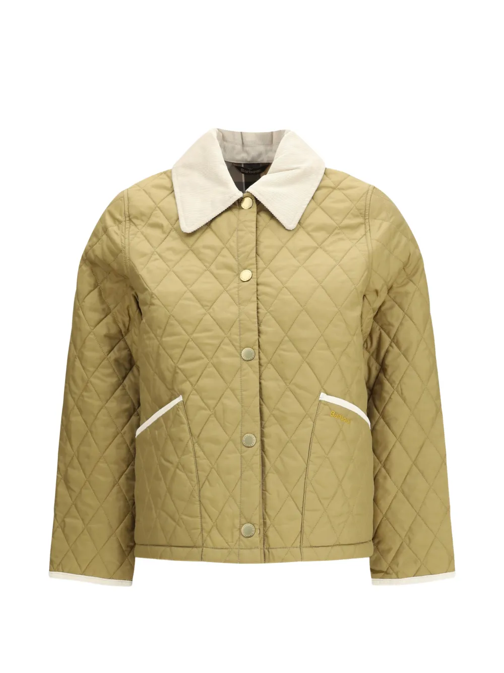 Barbour Liddesdale logo-patch jacket - Braun