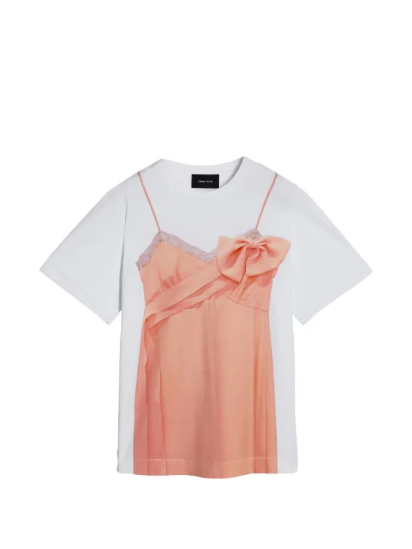 Simone Rocha トロンプルイユ Tシャツ | ホワイト | FARFETCH JP