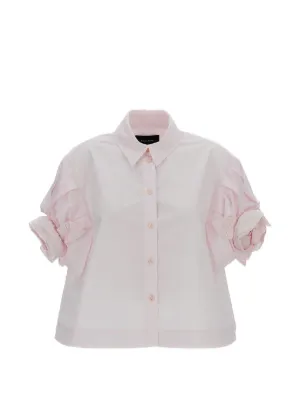 Simone Rocha ビジュー　パール　チュール　パフスリーブ　トップス MAISON SPECIAL(メゾンスペシャル)｜2way Tulle Puff Sleeve Tops/2WAY
