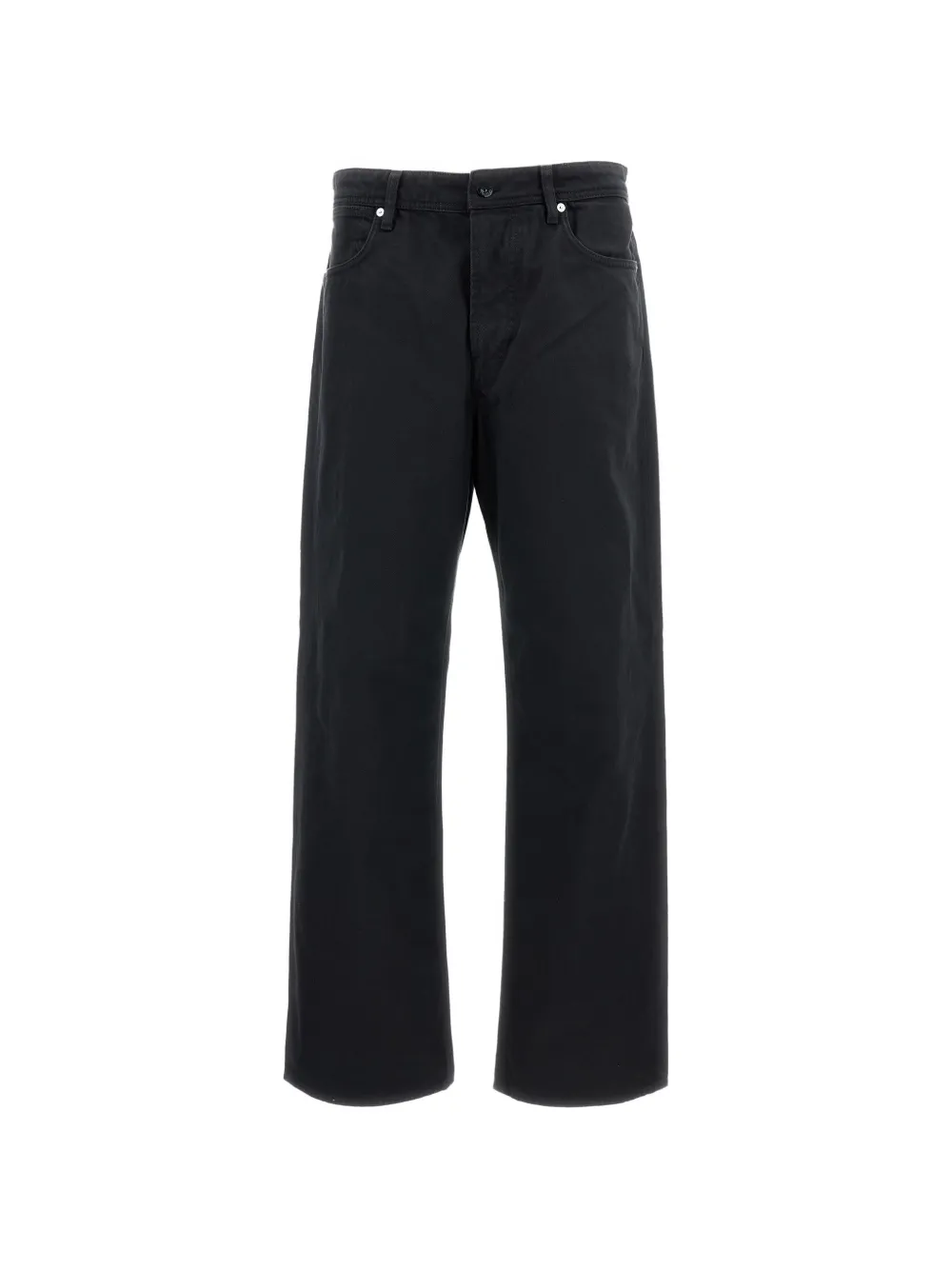 Stone Island black wide-leg jeans - Nero