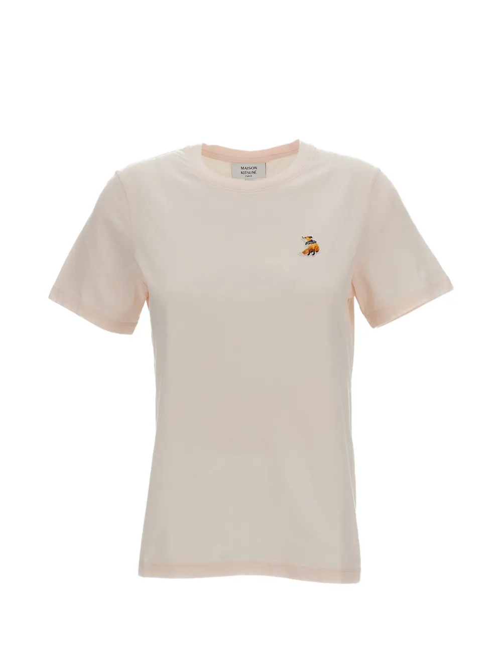 Maison Kitsuné fox-patch T-shirt - Rosa