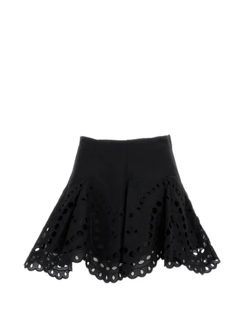 Charo Ruiz Ibiza Sail scalloped-finish mini skirt