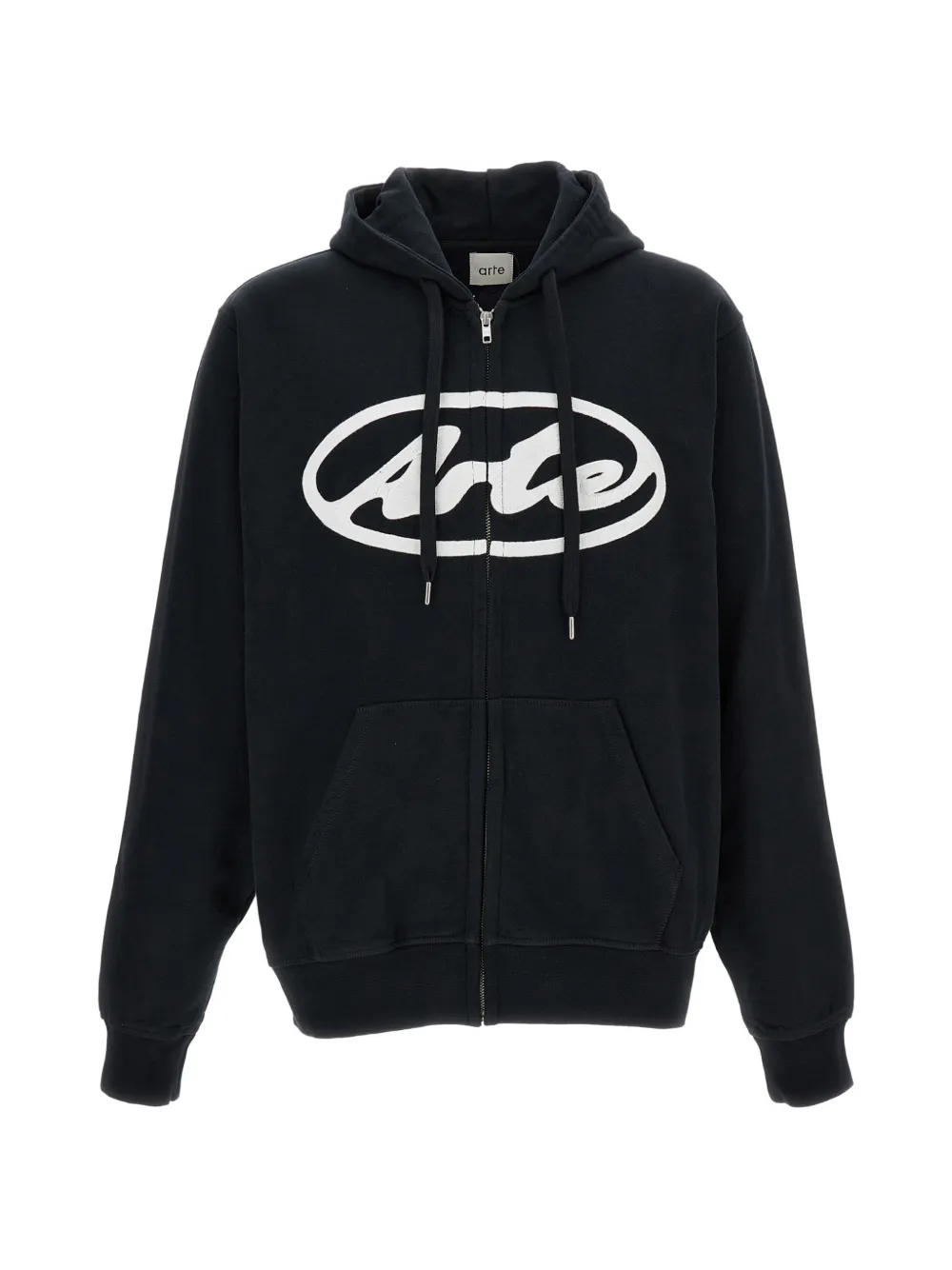Arte Antwerp logo-embroidered hoodie - Nero