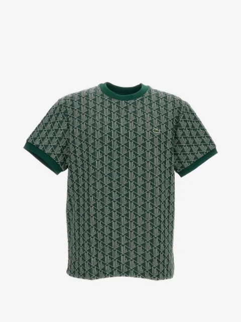 Lacoste geometric-print T-shirt