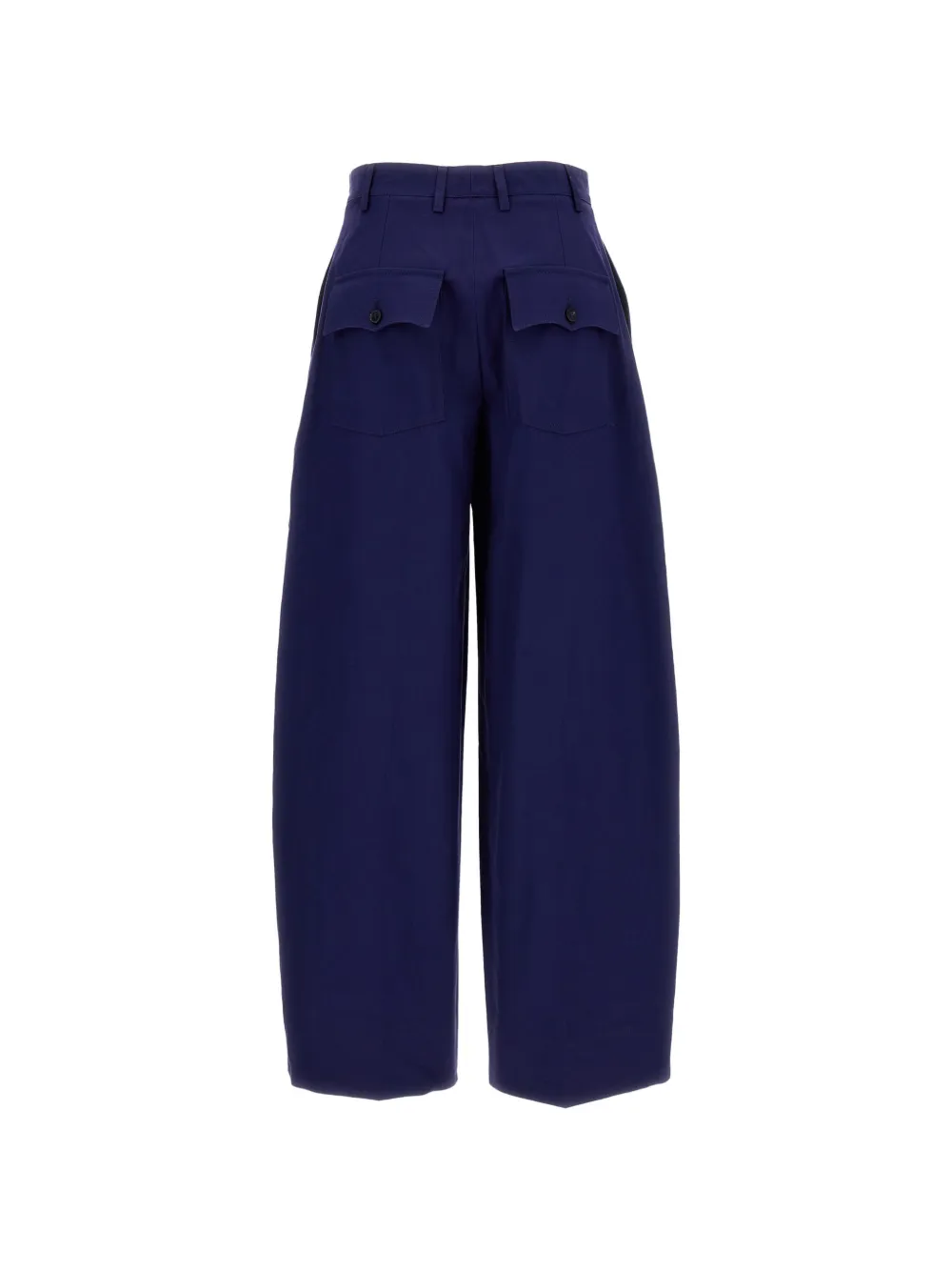 Alberto Biani Broek met wijde pijpen Blauw