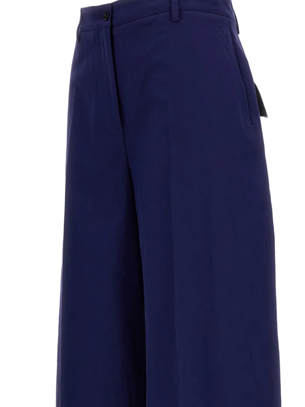 Alberto Biani Broek met wijde pijpen Blauw