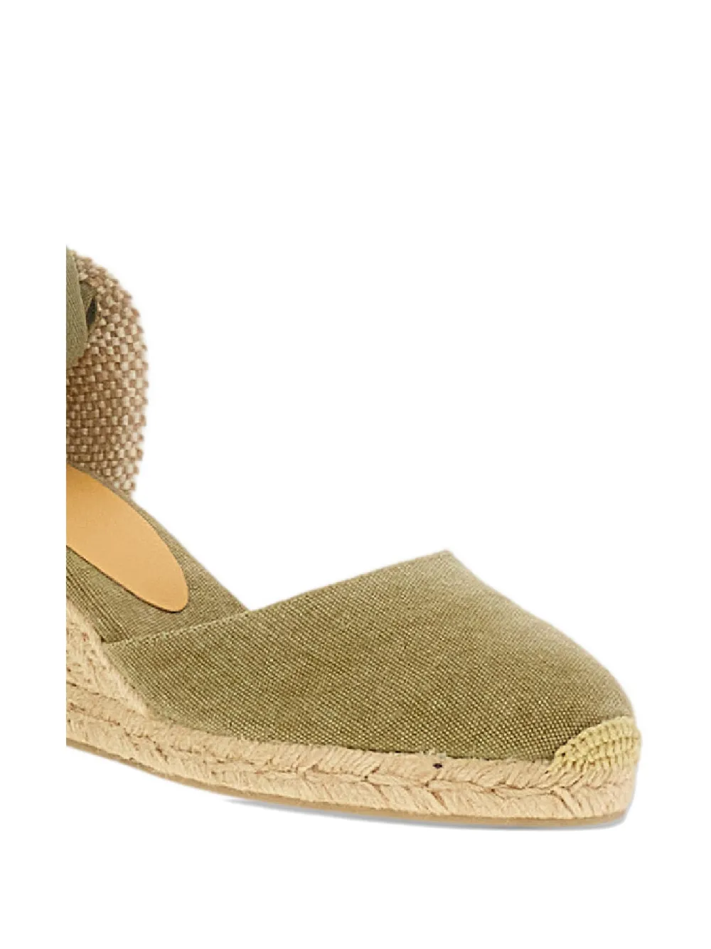Castañer Espadrilles met enkelband Groen