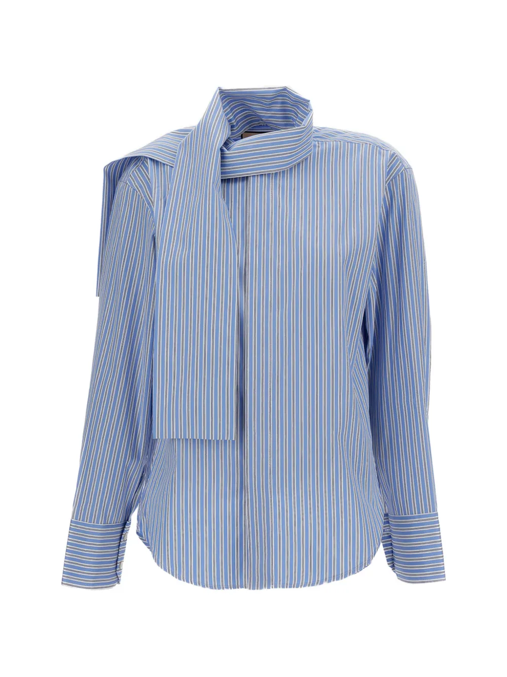 Plan C Camicia a righe - Blu