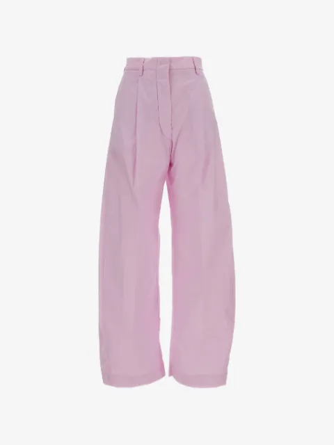 THELATEST pleated barrel-leg trousers