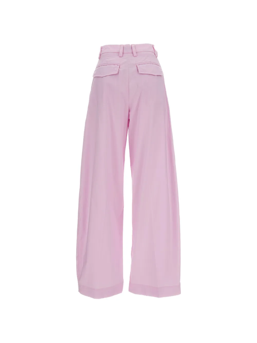THELATEST Geplooide broek met wijde pijpen Roze