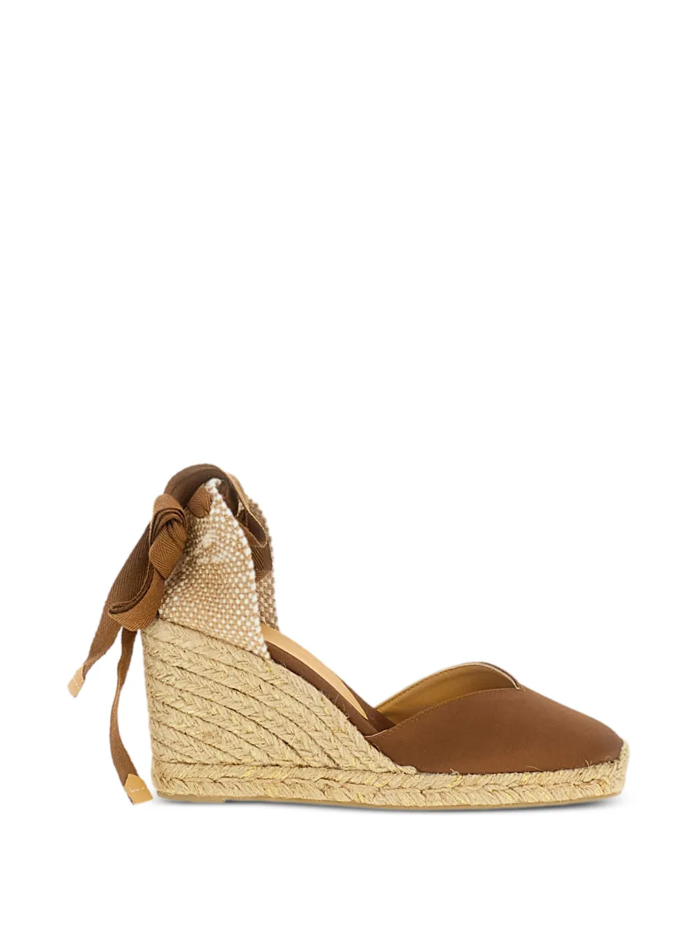 Castañer Espadrilles met sleehak Bruin