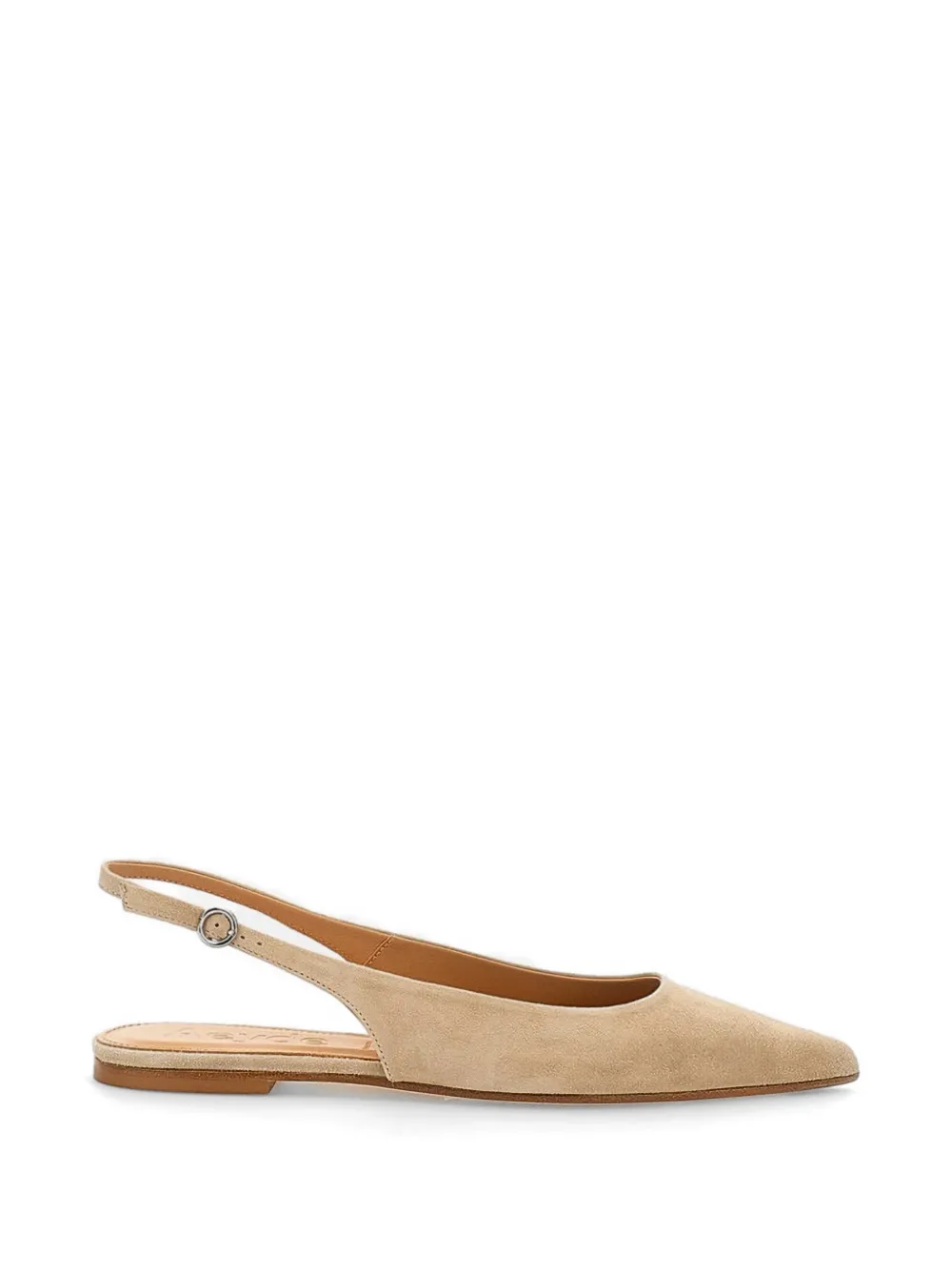 Aeyde Annora pumps met puntige neus Beige