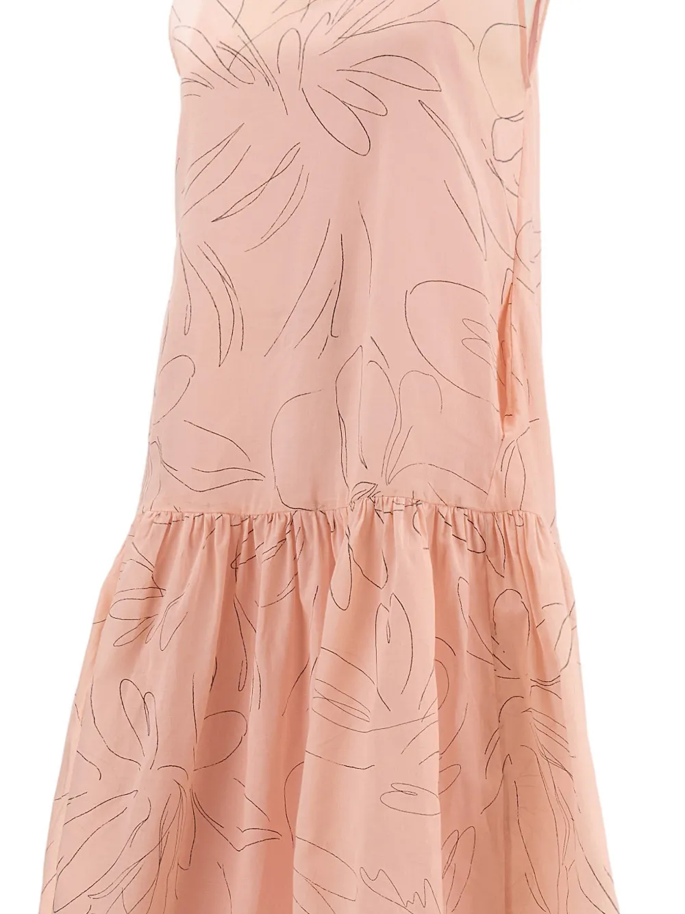  Plan C A-line Floral-print Maxi Dress - Pink 