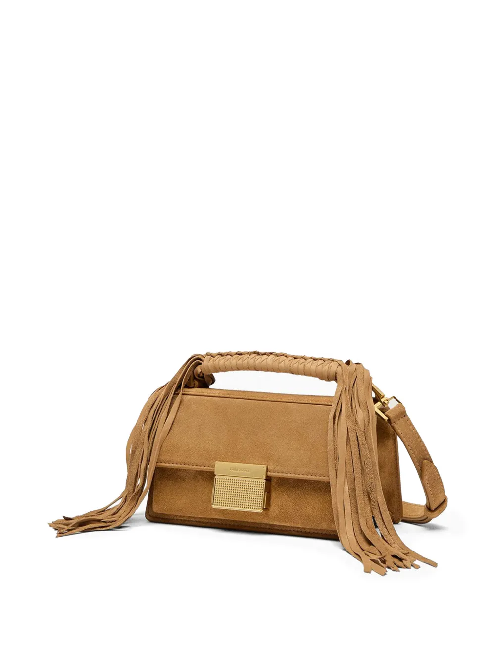 Golden Goose Venezia crossbodytas met franje Beige