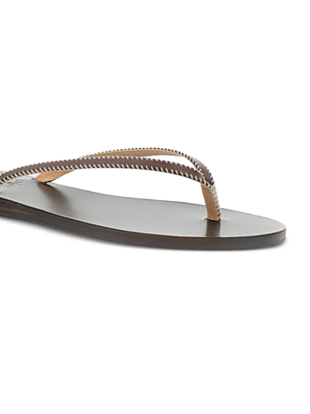 Ancient Greek Sandals Saionara whipstitch-trim sandals Bruin
