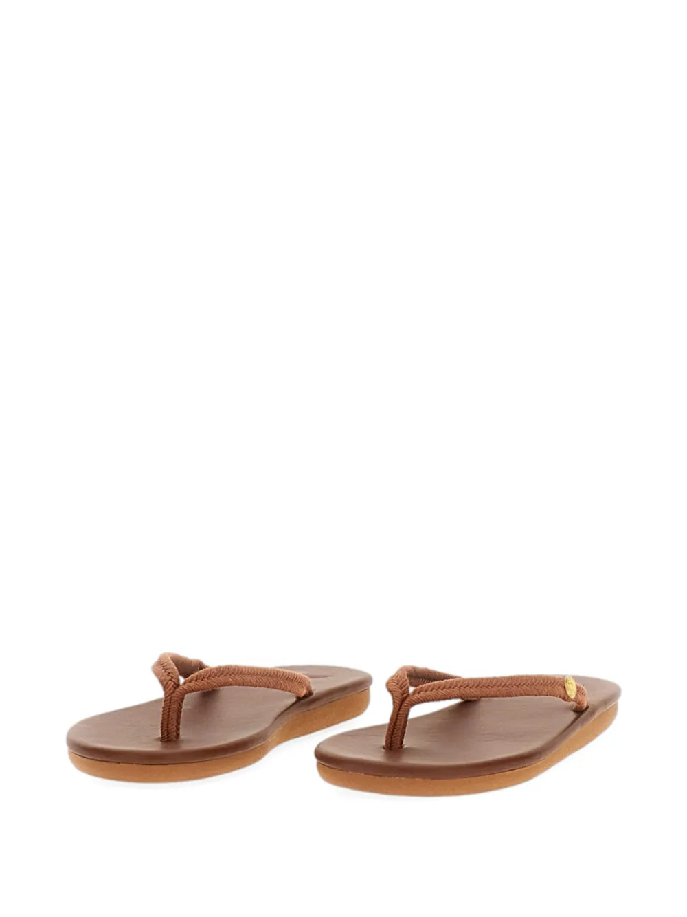 Ancient Greek Sandals Sandalen met gevlochten bandje Bruin