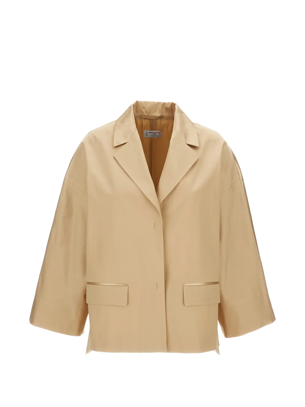 Alberto Biani dropped-shoulder notched-lapels jacket - Toni neutri