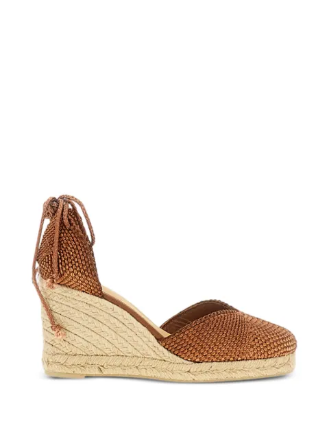 Castañer lace-up wedge espadrilles