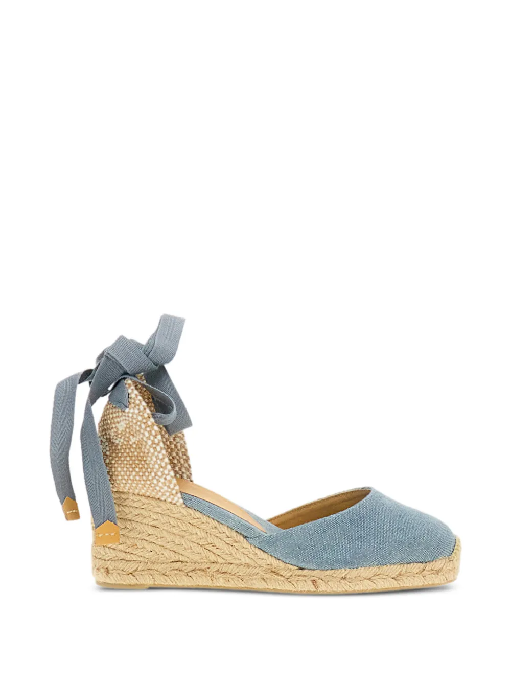 Castañer Espadrilles met enkelband Blauw