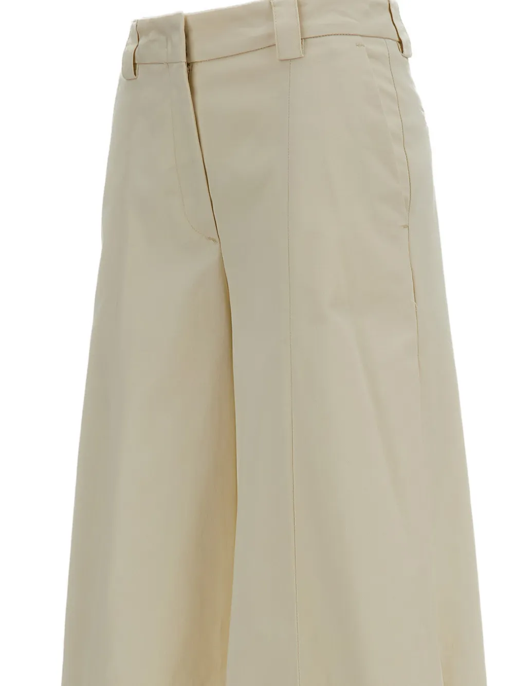  Thelatest D-alma Palazzo Flared Trousers - Neutrals 