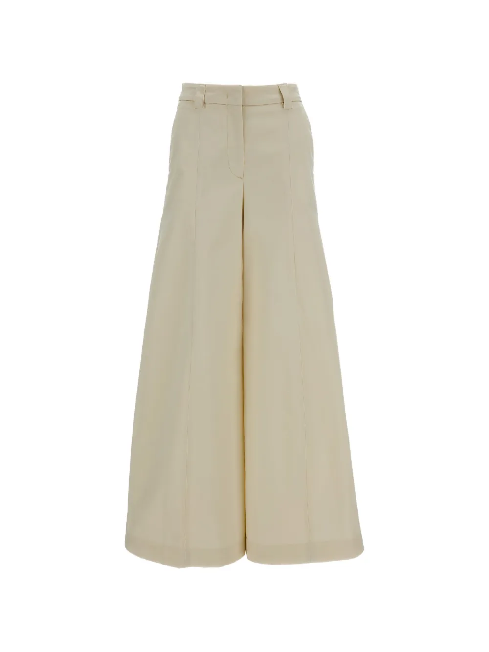 THELATEST D-Alma palazzo flared trousers - Nude