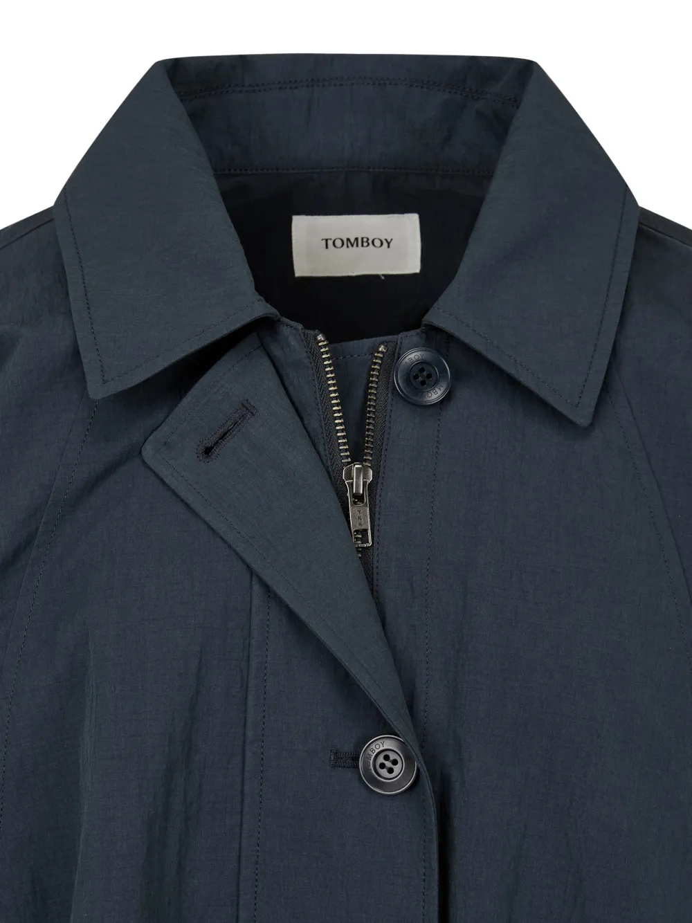TOMBOY Jack met afneembare kraag Grijs