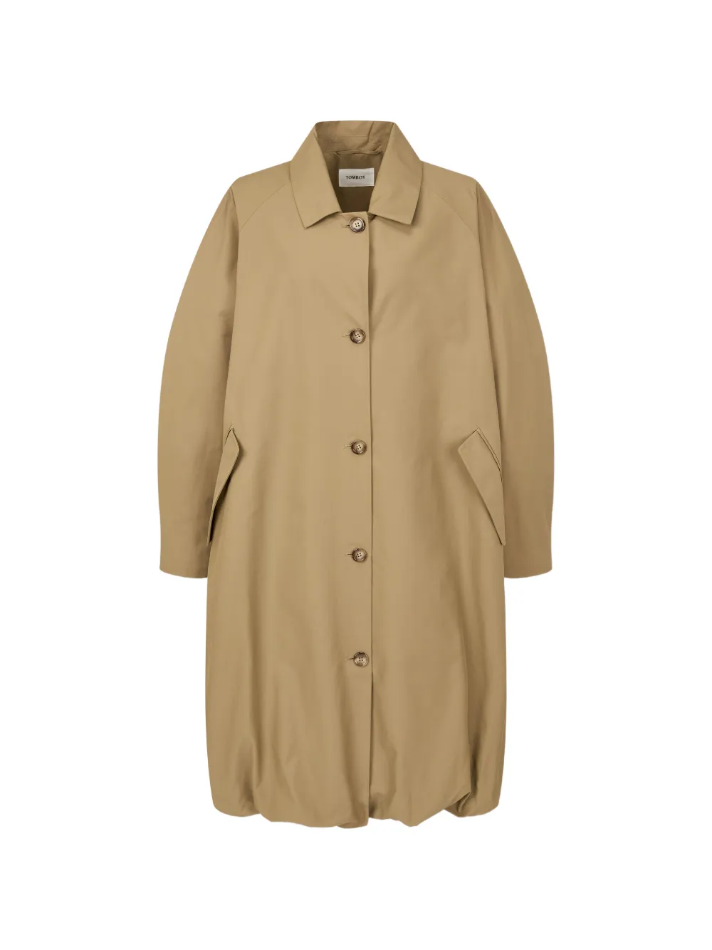 TOMBOY buttoned trench coat - Toni neutri