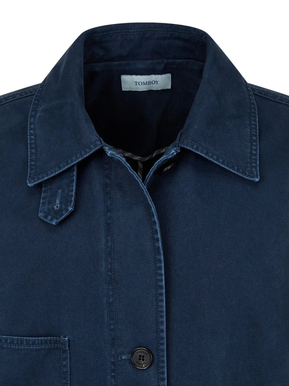 TOMBOY Denim jack met knopen Blauw