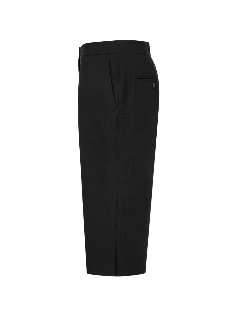  Tomboy Pleatedcropped Trousers - Black 