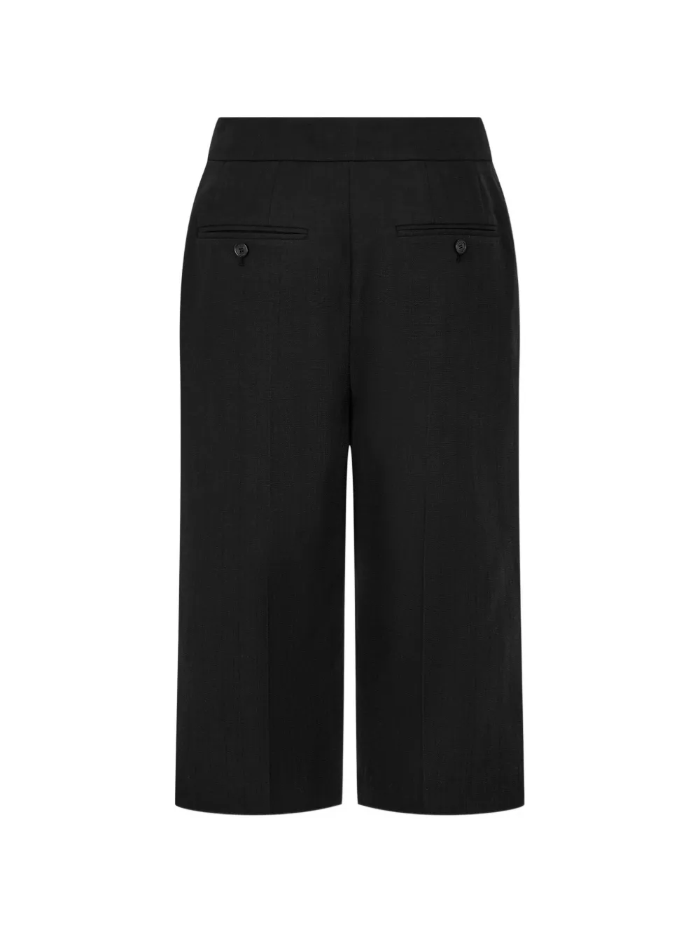 TOMBOY Pantaloni crop con pieghe - Nero