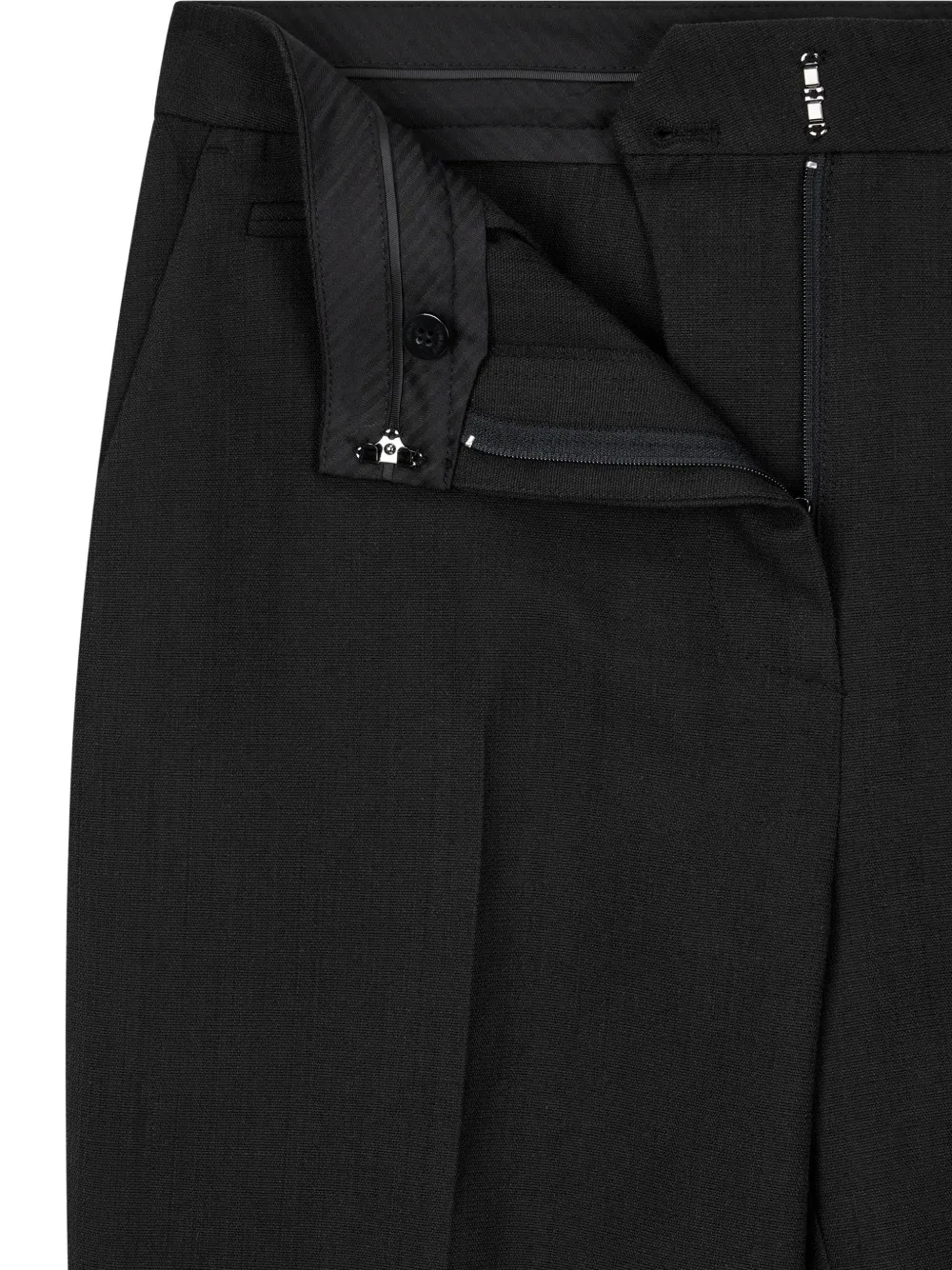 TOMBOY Cropped plooibroek Zwart