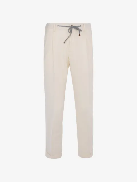 Barba pantalones Roma con cordones en la pretina