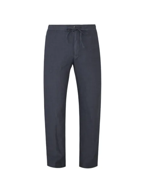 120% Lino drawstring-waist linen trousers