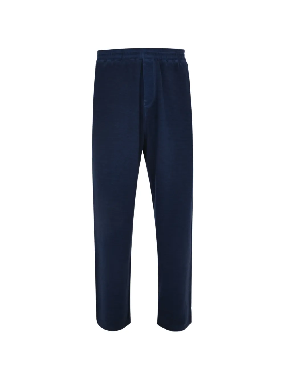120% Lino elasticated sweatpants - Blu