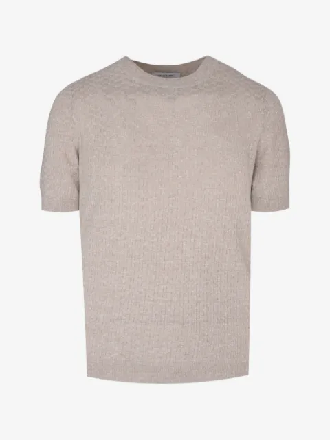 Gran Sasso basket-weave T-shirt