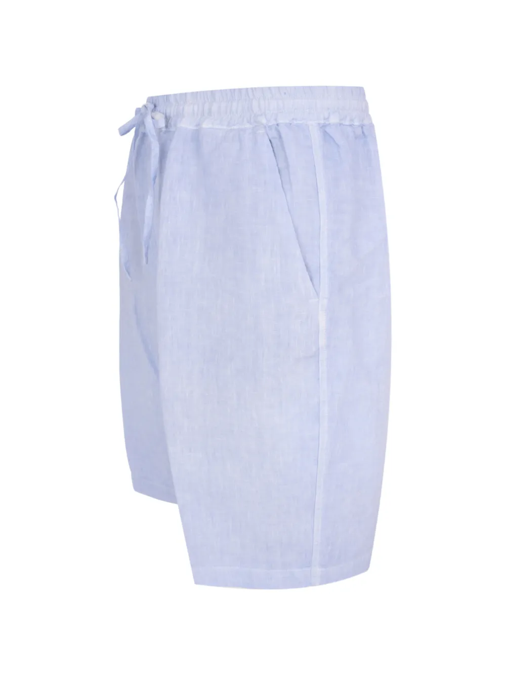 120% Lino Linnen shorts Blauw