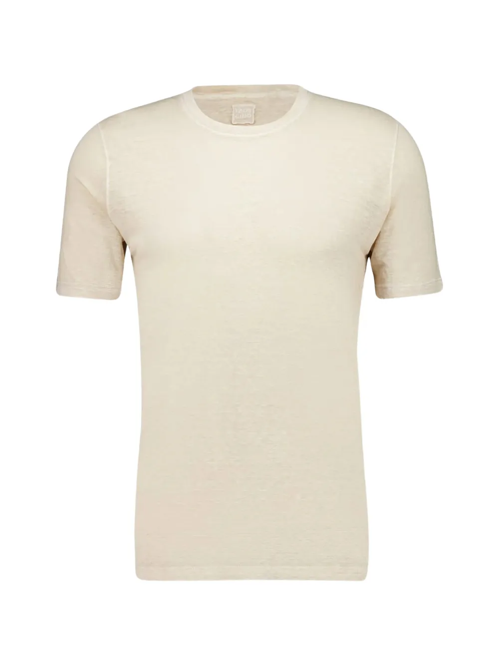 120% Lino round-neck T-shirt - Toni neutri