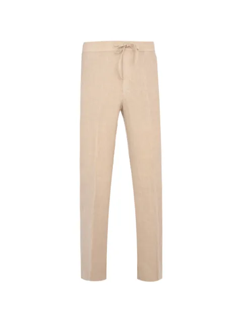 120% Lino drawstring trousers
