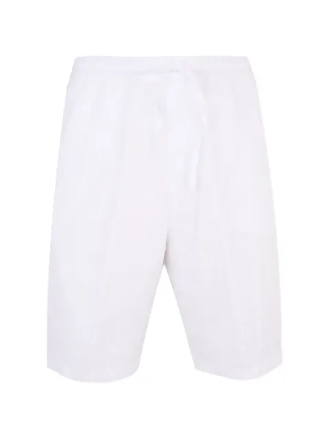 120% Lino drawstring bermuda shorts