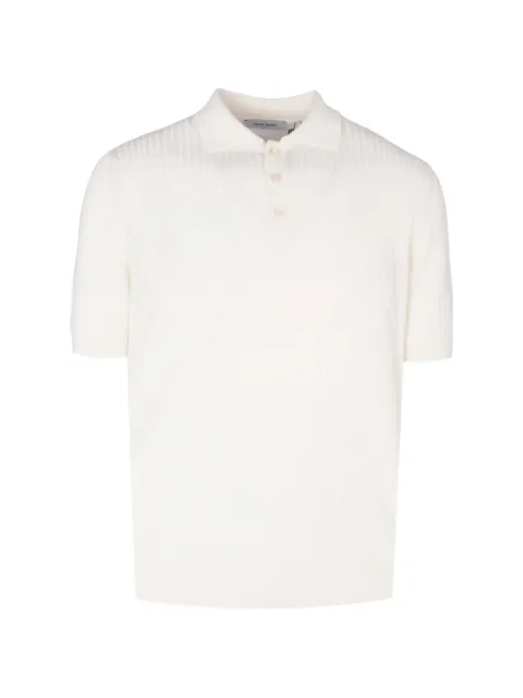 Gran Sasso ribbed-knit polo shirt