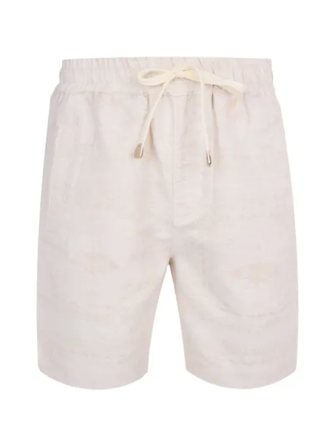 Eleventy paisley-print drawstring shorts