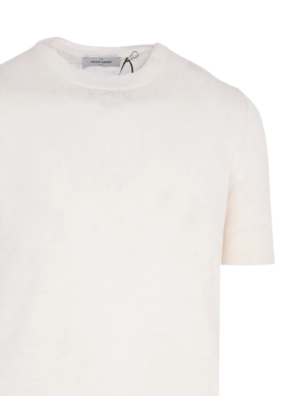 Gran Sasso T-shirt met ronde hals Wit