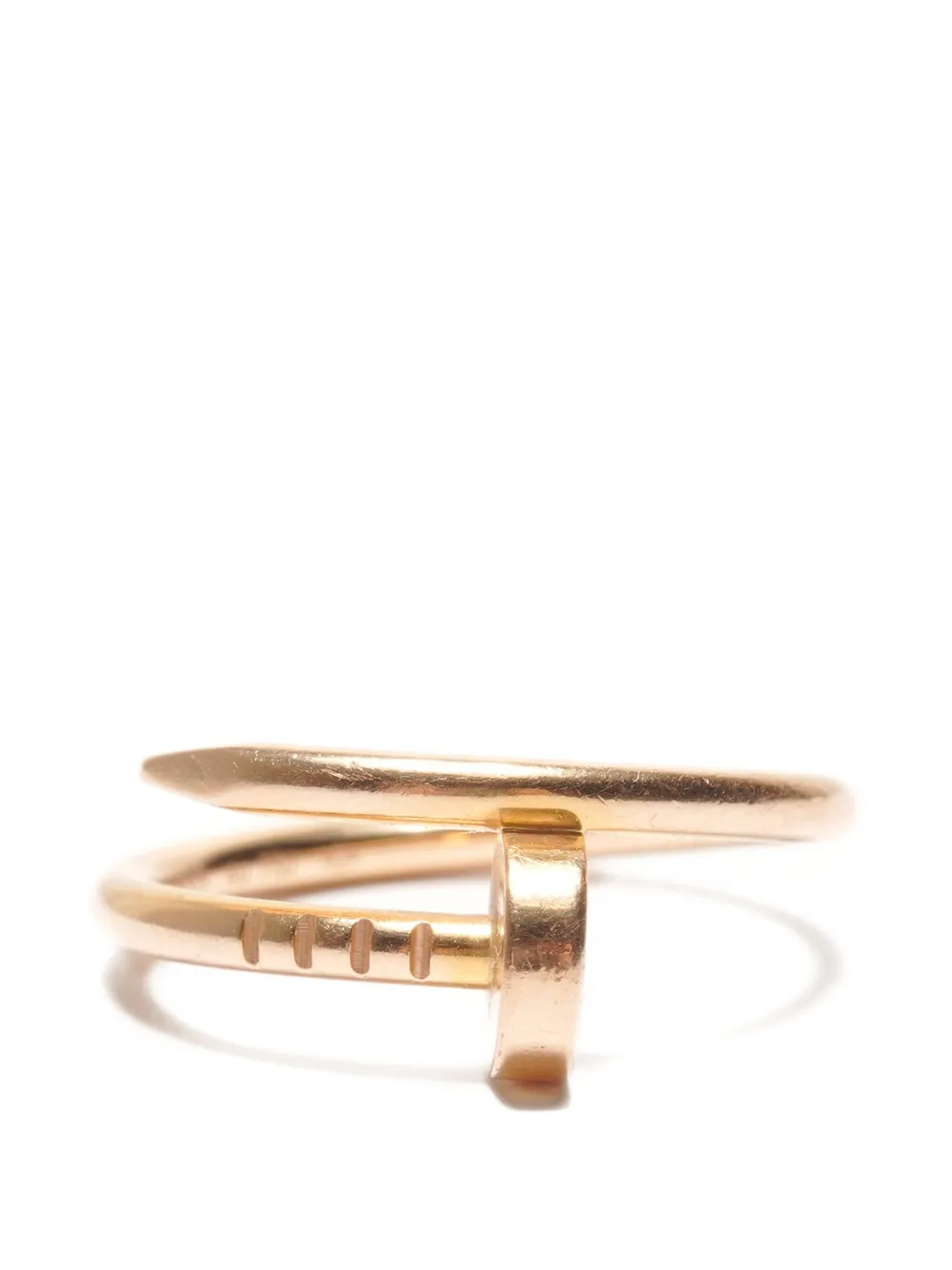 Pre-owned Cartier Juste Un Clou Ring In Pink