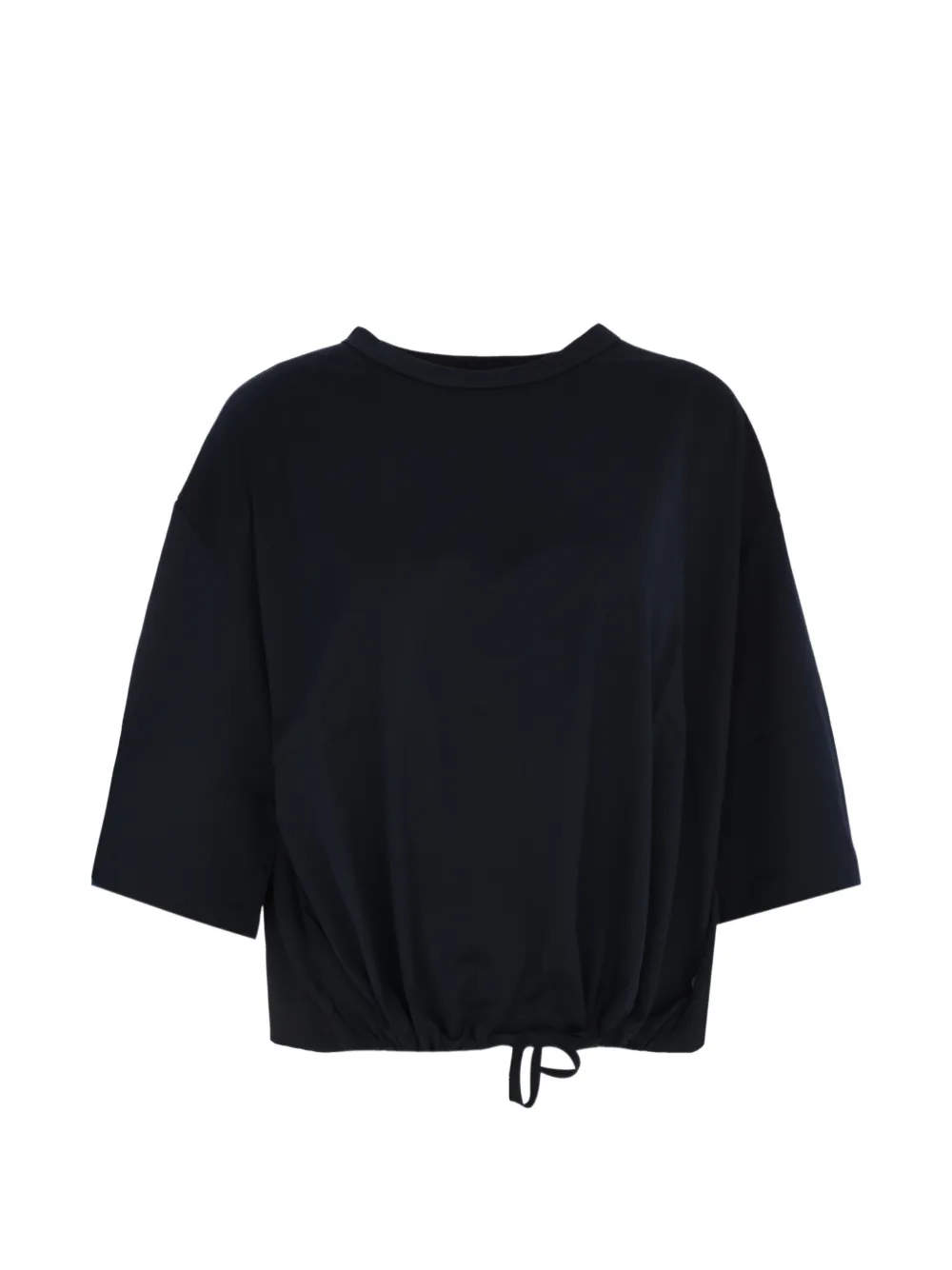 Fabiana Filippi drawstring-hem T-shirt - Blu