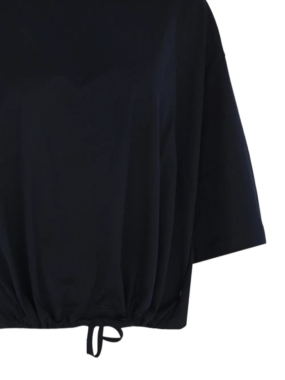 Fabiana Filippi T-shirt met trekkoord afwerking Blauw