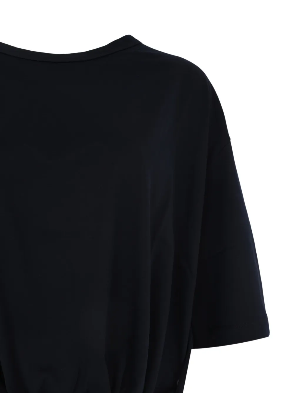 Fabiana Filippi T-shirt met trekkoord afwerking Blauw
