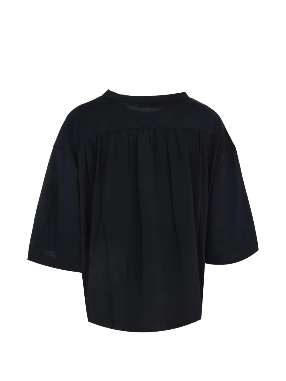 Fabiana Filippi T-shirt met trekkoord afwerking Blauw