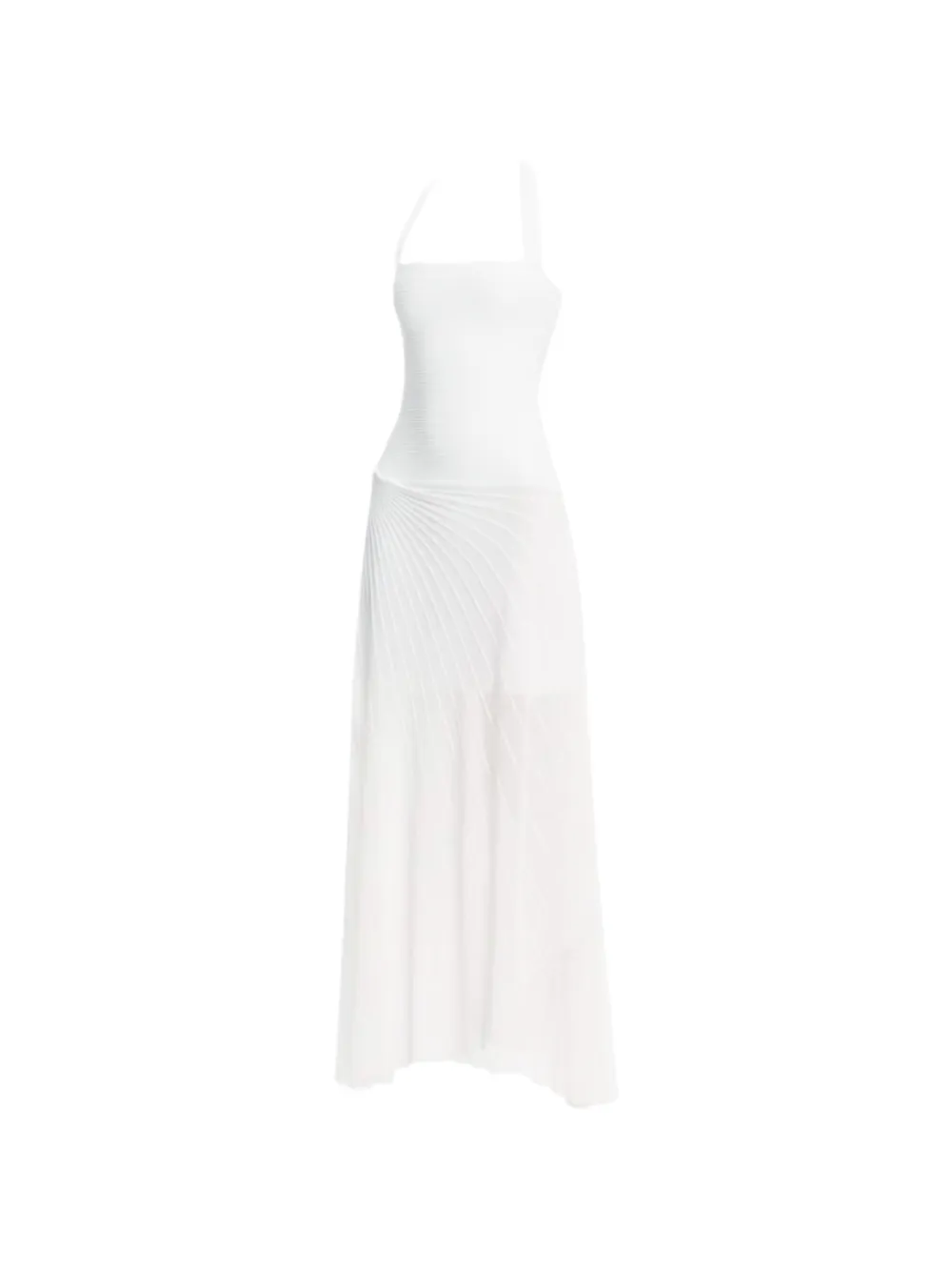 SIGNIFICANT OTHER Nessa halter textured dress - Bianco