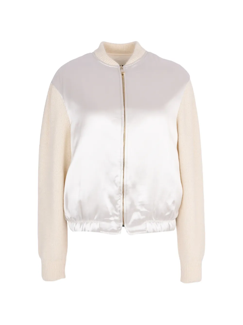 Fabiana Filippi long-sleeves bomber jacket - Bianco